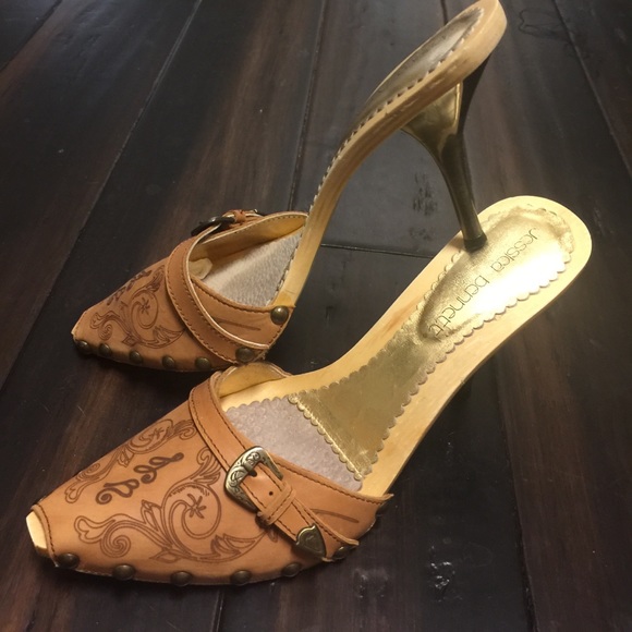 Jessica Bennett Western Peep toe Mule - Picture 3 of 4